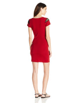 Clementine Women's Liverpool Social Dress with Mesh Panels - Clementine Apparel
