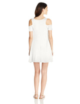 Clementine Women's Trapeze Short Sleeve Flowy Dress - Clementine Apparel