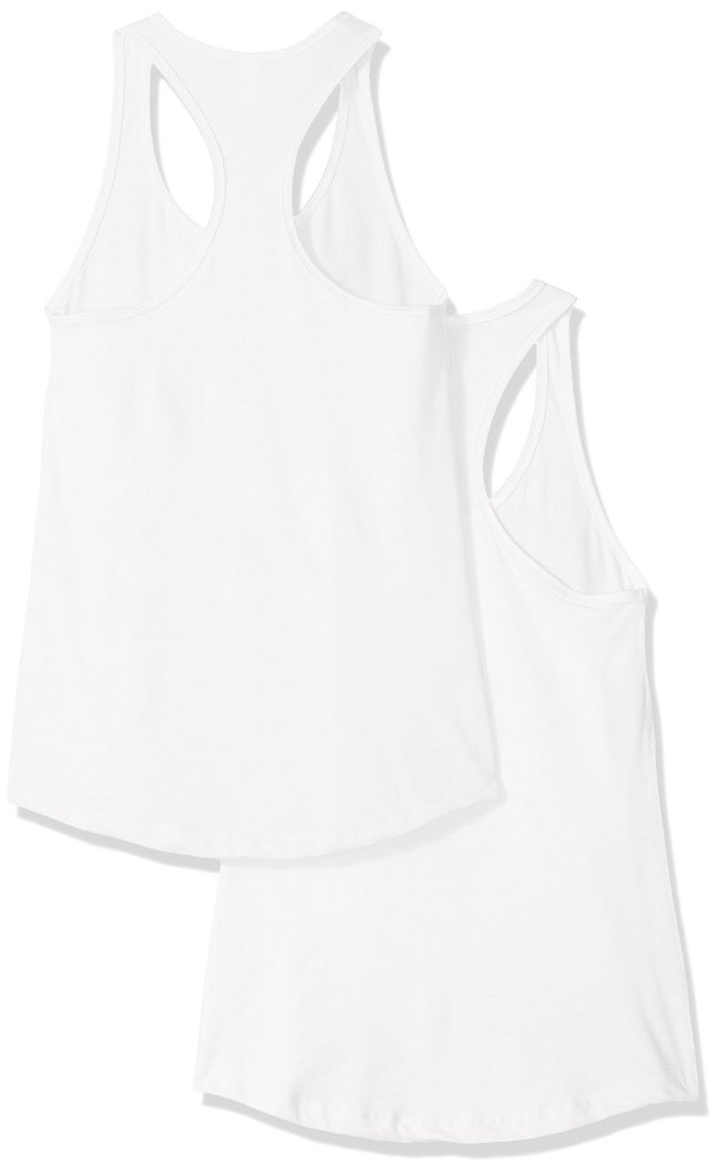 Clementine Women's Petite Plus Ideal Racerback Tank (Pack of 2) - Clementine Apparel