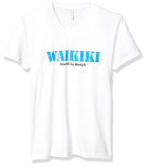 Marky G Apparel Men's Kauai Graphic Printed Premium Fitted Sueded Short Sleeve V-Neck T-Shirt - Clementine Apparel