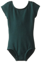 Clementine Big Girls' Short Sleeve Leotard - Clementine Apparel