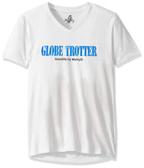Marky G Apparel Men's Trotter Graphic Printed Premium Tops Fitted Sueded Short Sleeve V-Neck T-Shirt - Clementine Apparel
