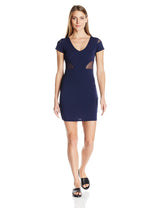 Clementine Women's Liverpool Social Dress with Mesh Panels - Clementine Apparel