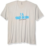 Marky G Apparel Men's Monterosso Al Mare Graphic Printed Premium Tops Fitted Sueded Short Sleeve V-Neck T-Shirt - Clementine Apparel