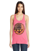 Clementine Women's Anchorus Flowy Racerback Tank - Clementine Apparel