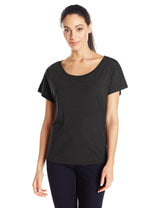Clementine Women's Tri-Blend Scoop Neck Dolman Sleeve Top - Clementine Apparel