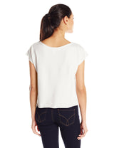 Clementine Women's Light Weight French Terry Dolman Sleeve Top, Black, Small - Clementine Apparel