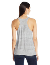 Clementine Women's Petite Plus Bride Anchor Printed Flowy Racerback Tank - Clementine Apparel