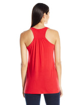 Clementine Women's Anchor Printed Flowy Racerback Tank - Clementine Apparel