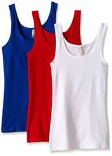 Clementine Women's 2x1 Rib Tank Top (Pack of 3) - Clementine Apparel