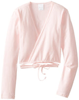 Clementine Big Girls' Long Sleeve Wrap Sweater - Clementine Apparel