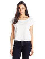 Clementine Women's Light Weight French Terry Dolman Sleeve Top, Black, Small - Clementine Apparel