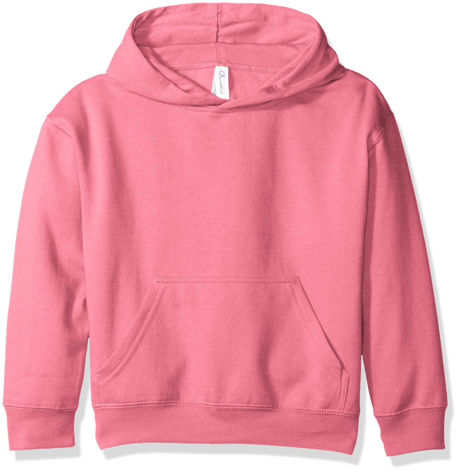 Clementine Big Girls' Youth Hooded Pullover Sweatshirt with Pouch Pocket - Clementine Apparel