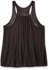 Clementine Women's Petite Plus Bones Graphic Flowy Racerback Tank - Clementine Apparel