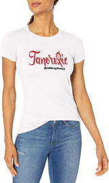 Marky G Apparel - Women's Casual Short Sleeve Crewneck Tops Slim Fit T-Shirt with Tanorexic Printed - Clementine Apparel