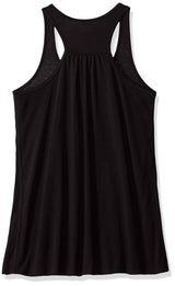 Clementine Women's Petite Plus Pirate Printed Flowy Racerback Tank Top - Clementine Apparel