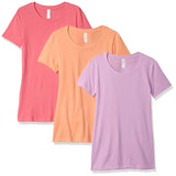 Clementine Women's Petite Plus Ideal Crew Neck Tee (Pack of 3) - Clementine Apparel