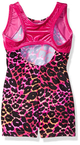 Clementine Little Girls' Racerback Short Unitard Bike-a-Tard - Clementine Apparel