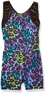 Clementine Little Girls' Racerback Short Unitard Bike-a-Tard - Clementine Apparel