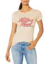 Marky G Apparel Women's Casual Short Sleeve Crewneck Tops Slim Fit T-Shirt With Hilton Head Printed - Clementine Apparel