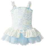 Clementine Little Girls' Lacy Camisole with Tutu Dress - Clementine Apparel