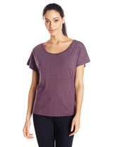 Clementine Women's Tri-Blend Scoop Neck Dolman Sleeve Top - Clementine Apparel