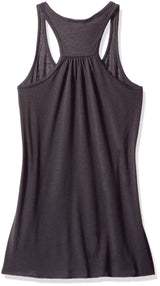 Clementine Women's Petite Plus Ladies' with Floral Skull Printed Flowy Racerback Tank - Clementine Apparel