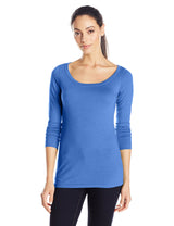 Clementine Women's Tri-Blend Long Sleeve Crew Neck Top - Clementine Apparel