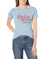 Marky G Apparel Women's Short Sleeve Crewneck Tops Slim Fit T-Shirt With British Virgin Islands Printed - Clementine Apparel