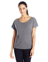 Clementine Women's Tri-Blend Scoop Neck Dolman Sleeve Top - Clementine Apparel