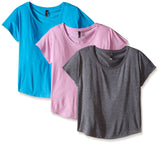Clementine Women's Tri-Blend Scoop Neck Dolman Sleeve Top (Pack of 3) - Clementine Apparel