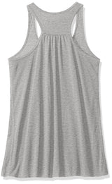 Clementine Women's Petite Plus Pirate Printed Flowy Racerback Tank Top - Clementine Apparel