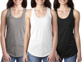 Women's Clementine Ideal Racerback Tank Top (Pack of 3)