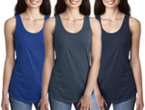 Women's Clementine Ideal Racerback Tank Top (Pack of 3)