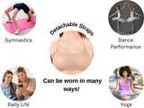 Clementine Apparel - Girls Clear Detachable Straps Dance Bra Unpadded & Seamless Elastic Shoulder Straps